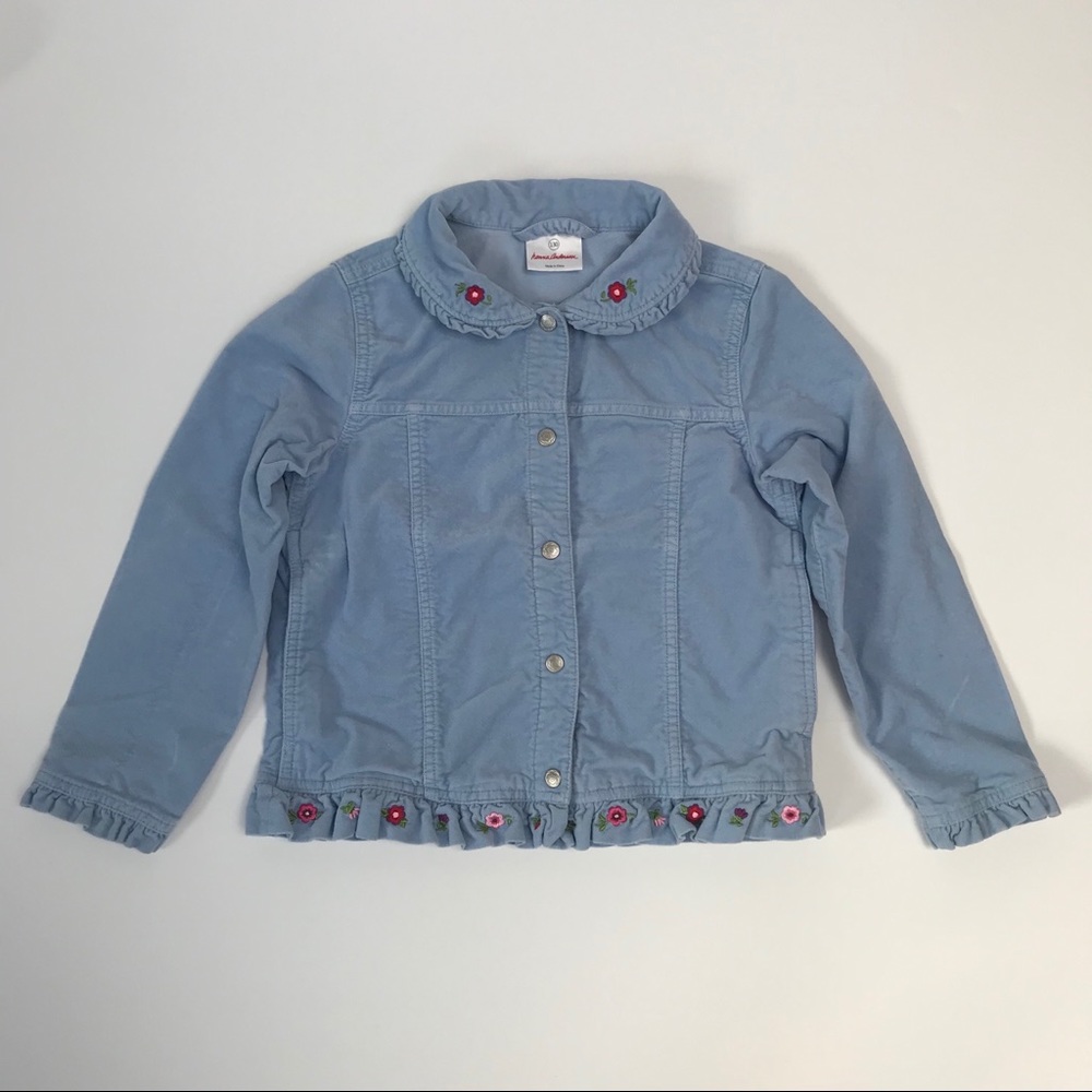 Hanna Andersson velvet jacket, size 8-10